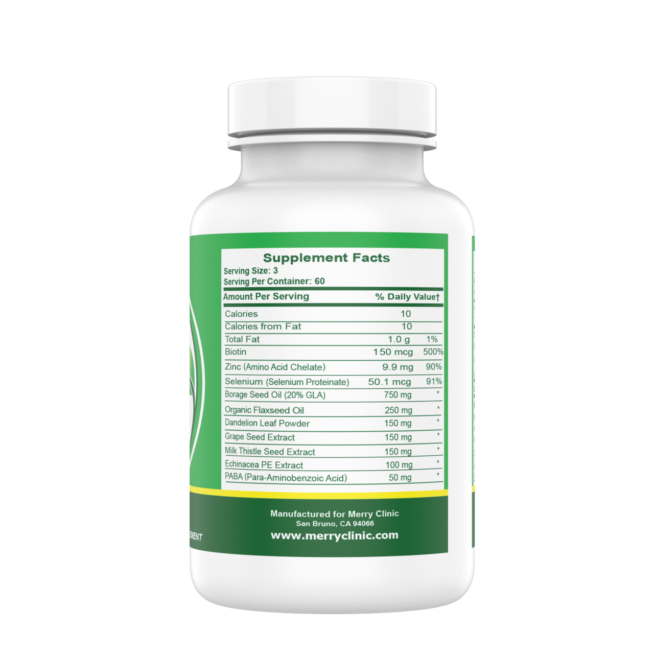 Skin Detox Formula by Merry Clinic.