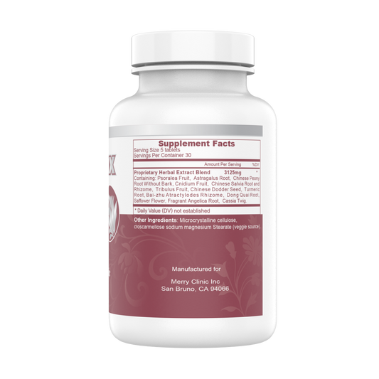 来自 Merry Clinic 的 Vitilax 草药片，用于治疗白癜风