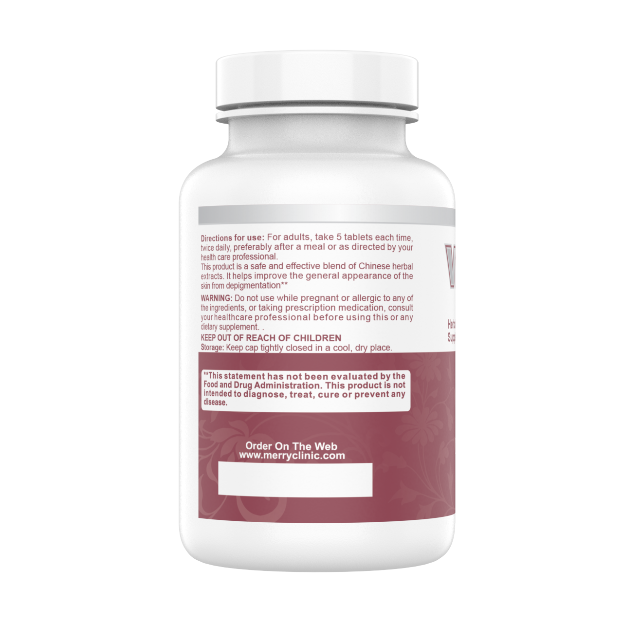 Vitilax Herbal Tablet for Vitiligo from Merry Clinic